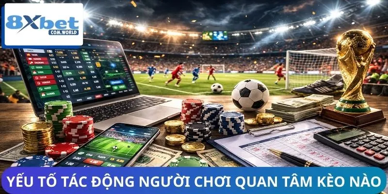 Yếu tố tác động người chơi quan tâm nhất kèo nào trên 8XBET